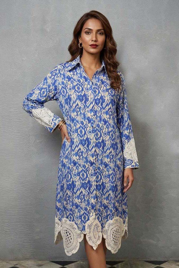 Virdaa-Shirt-Blue-Flower