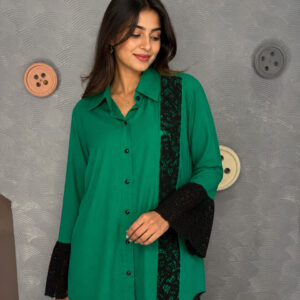 Virdaa-dark-green-shirt